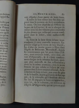 Les Caprices de la fortune, ou Histoire du Prince Mentzikoff, favori du czar Pierre Ier avec un précis historique des révolutions arrivées en Russie ...