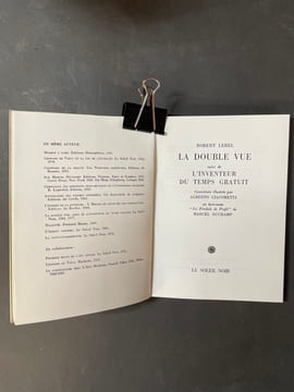 La double vue suivi de l’inventeur du temps gratuit. Lebel Robert