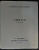 Violon. Suite de 10 lithographies / avec 10 poèmes de Jacques Gaucheron. RENNERT, Arthur ; GAUCHERON, Jacques