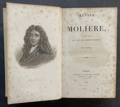 Oeuvres de Molière, avec des notes de tous les commentateurs [2 volumes]. MOLIèRE