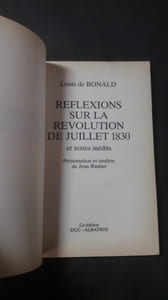 Réflexions sur la Révolution de juillet 1830 et autres inédits