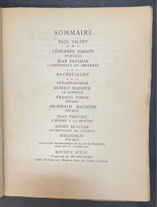 Commerce cahier V. Automne 1925