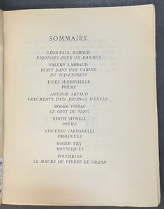 Commerce cahier VII. Printemps 1926