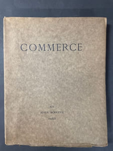 Commerce cahier XIV. Hiver 1927
