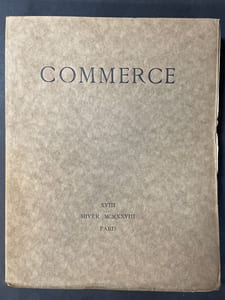 Commerce cahier XVIII. Hiver 1928