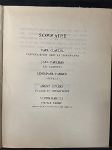 Commerce cahier XIX. Printemps 1929