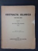 Abstracta Islamica vingtième série. Supplément à la Revue des études islamiques XXXIV 1966. 
