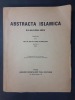Abstracta Islamica dix-neuvième série. Supplément à la Revue des études islamiques XXXIII 1965. 