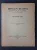 Abstracta Islamica Bibliographie des études islamiques. Dix-septième série - Extrait de la revue des Études islamiques année 1963. 