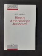 Histoire et Méthodologie des sciences. Programmes de recherche et reconstruction rationnelle par LAKATOS, Imre - Image 1