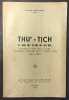 Thu'-Tich, vê khoa-hoc xã-hôi tai Viêt-Nam. Bibliographie des sciences sociales au Vietnam. A bibliography of social science materials published in ...