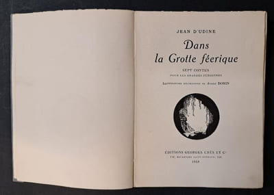 Dans la grotte féérique, sept contes pour les grandes personnes. Illustrations décoratives de André Dom