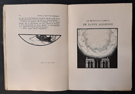 Dans la grotte féérique, sept contes pour les grandes personnes. Illustrations décoratives de André Dom. UDINE, Jean d’ (pseudonyme d'Albert Cozanet)