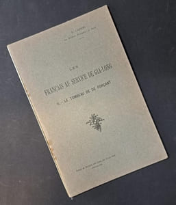 Le Tombeau de DF. Forçant. Extrait du Bulletin des Amis du Vieux Hué Avril-Juin 1918