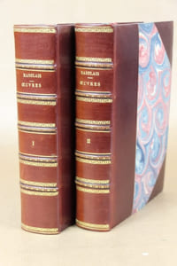 Oeuvres de Rabelais illustrées par Robida. Edition reproduisant le texte et les illustrations de la première édition donnée par Robida... Introduction par Octave Uzanne.