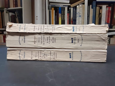 Histoire des idées sociales en France (3 tomes). LEROY, Maxime