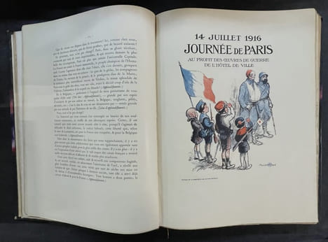 La Croix de guerre de la ville de Paris. Paris pendant la guerre. Le bombardement. L'hommage au général Galliéni. Kling, André ; Florentin, Daniel ; ...