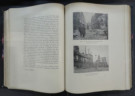 La Croix de guerre de la ville de Paris. Paris pendant la guerre. Le bombardement. L'hommage au général Galliéni. Kling, André ; Florentin, Daniel ; ...