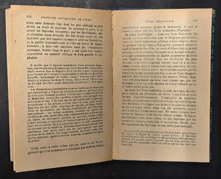 Les anciennes civilisations de l’Inde. 2e édition. COURTILLIER, Gaston