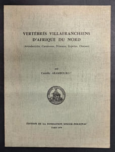 Vertébrés villafranchiens d’Afrique du Nord : Artiodactyles, Carnivores, Primates, Reptiles, Oiseaux