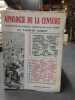 Apologie de la censure (avec un envoi). Petite histoire de la censure à travers les ages et les régimes. GOBLOT, Laurent