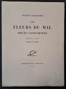 Les Fleurs du mal, pièces condamnées. Dessins au lavis par Picart Le Doux