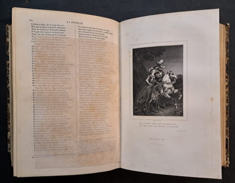 Oeuvres complètes de Voltaire avec des notes et une notice sur la vie de Voltaire. Ornée de 50 gravures [13 volumes]. VOLTAIRE