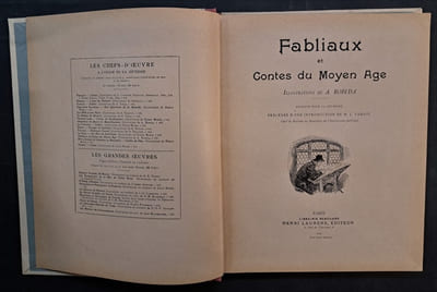 Fabliaux et contes du Moyen-Âge... édition pour la jeunesse, précédée d'une Introduction de M. L. Tarsot,... Illustrations de A. Robida