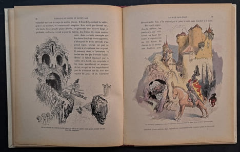 Fabliaux et contes du Moyen-Âge... édition pour la jeunesse, précédée d'une Introduction de M. L. Tarsot,... Illustrations de A. Robida. ROBIDA, ...