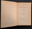 Les Paraboles, illustrées par Eugène Burnand ; Avant-propos par Eugène-Melchior de Vogüé,.... [Bible. N.T.. Évangiles (francais). Extrait. 1921]