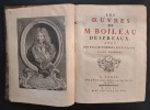 Les Oeuvres de M. Boileau-Despréaux, avec des éclaircissemens (sic) historiques [2 volumes]. BOILEAU, Nicolas