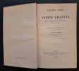 Les deux filles de Sainte Chantal, Marie-Aimée de Rabutin-Chantal, baronne de Thorens, et Françoise de Rabutin-Chantal, comtesse de Toulonjon, avec ...