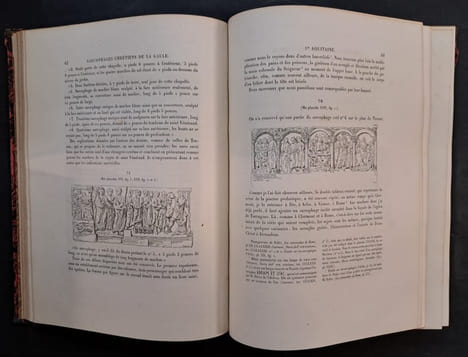 Les sarcophages chrétiens de la Gaule. LE BLANT, Edmond