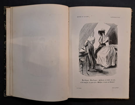 Oeuvres choisies de Gavarni : revues, corrigées et nouvellement classées par l'auteur : études de moeurs contemporaines [3 volumes. 257 planches sur ...