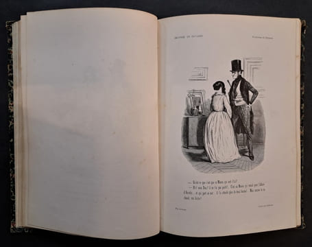 Oeuvres choisies de Gavarni : revues, corrigées et nouvellement classées par l'auteur : études de moeurs contemporaines [3 volumes. 257 planches sur ...