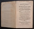 Lettres de M. William Coxe à M. W. Melmoth sur l'état politique et naturel de la Suisse, traduites de l'anglois... Nouvelle édition. Seconde partie. ...