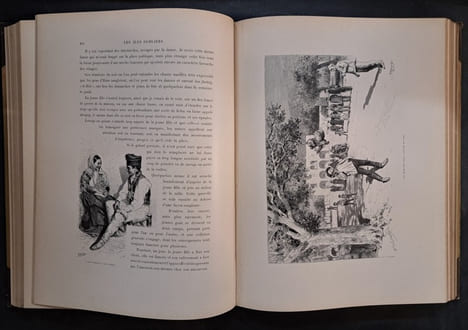 Les Îles oubliées. Les Baléares, la Corse et la Sardaigne : impressions de voyage illustrées par l'auteur. VUILLIER, Gaston