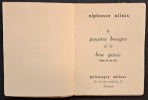 Le pauvre bougre et le bon génie, féerie en un acte. ALLAIS, Alphonse