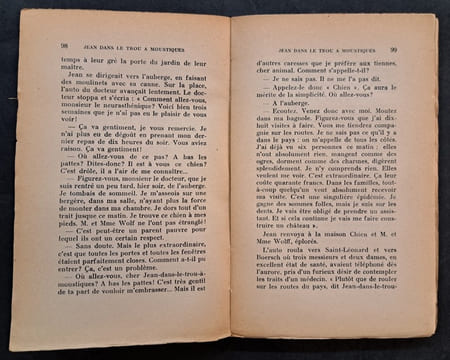 Jean dans le trou à moustiques. VARIOT, Jean