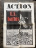 ACTION n°31 vendredi 25 octobre 1968. U.S battus. Vigier Jean (Directeur de la Publication) Siné ; Wolinski (Dessins de Presse)