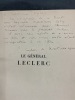 Le général Leclerc vu par ses compagnons de combat. 40e édition. Collectif ; Leclerc de Hauteclocque, Madame (Préface)
