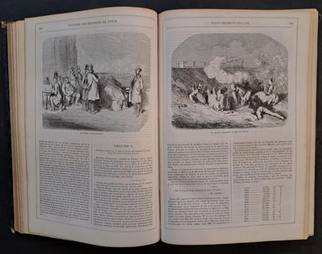 Histoire des environs du nouveau Paris. Illustrations de Gustave Doré ; cartes topographiques dessinées et gravées par Ehrard. LABéDOLLIèRE, émile de ...
