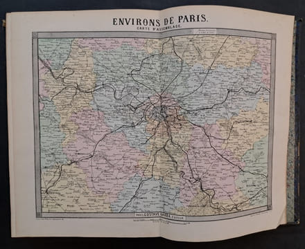 Histoire des environs du nouveau Paris. Illustrations de Gustave Doré ; cartes topographiques dessinées et gravées par Ehrard. LABéDOLLIèRE, émile de ...