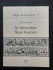 In memoriam René Guénon. Abd al Wahid