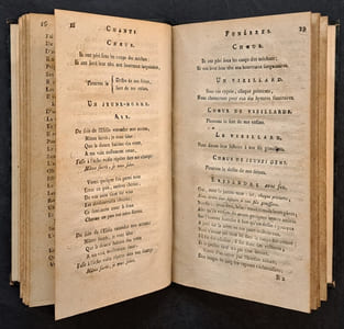 Aux Mânes des neuf victimes d'Orléans. Chants funèbres exécutés pour la première fois sur le théâtre d'Orléans, le 29 prairial, an III de la République française, et suivis de notes historiques. Musique de M. Brochiez