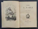 Paris à table. Illustré par Bertall. BRIFFAULT, Eugène