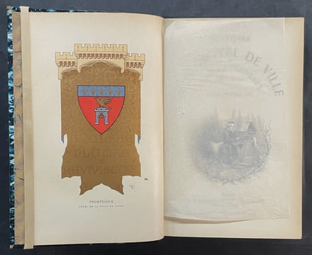 Histoire d'un hôtel de ville et d'une cathédrale [Clusy]. Texte et dessins par Viollet le Duc. VIOLLET-LE-DUC, Eugène