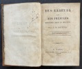 Des erreurs et des préjugés répandus dans la société. Salgues, Jacques-Barthélemy