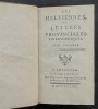 Les Helviennes, ou Lettres provinciales philosophiques (par l'abbé A. Barruel) [Complet en 5 volumes]. BARRUEL, Augustin