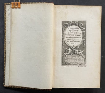 Iconologie par Figures, ou Traité complet des Allégories, Emblêmes &c. ouvrage utile aux Artistes, et pouvant servir à l'éducation des jeunes personnes, par M.M. Gravelot et Cochin